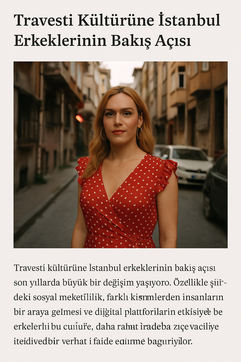 You are currently viewing Travesti Kültürüne İstanbul Erkeklerinin Bakış Açısı